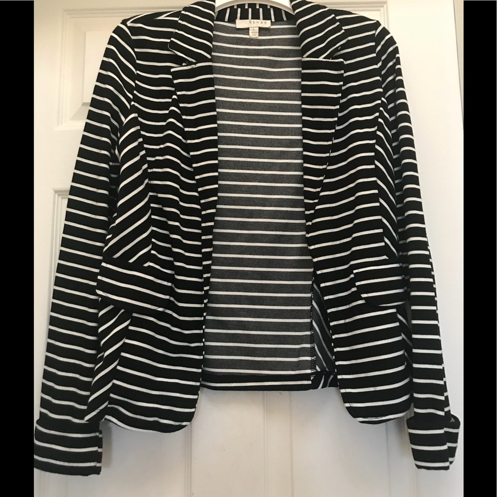 Kenar Striped Blazer